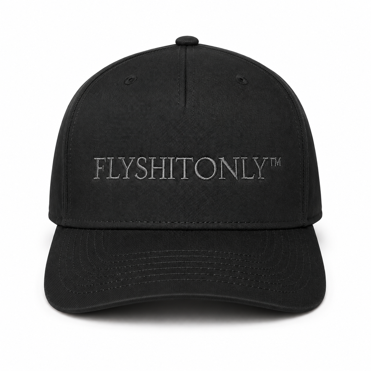 FlyShitOnly™ Black Structured Snapback