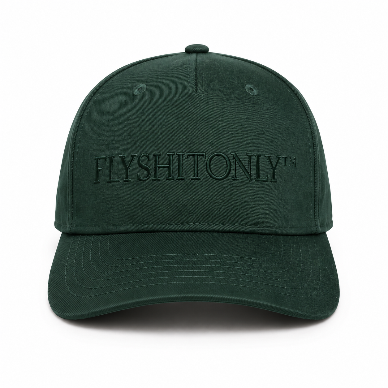 FlyShitOnly™ Forest Green Structured Snapback
