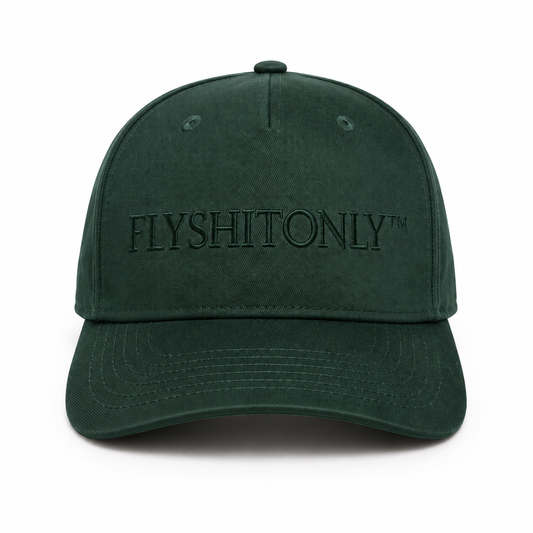 FlyShitOnly™ Forest Green Structured Snapback