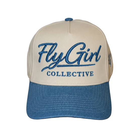 Fly Girl Collective Two-Tone Snapback - Denim Blue
